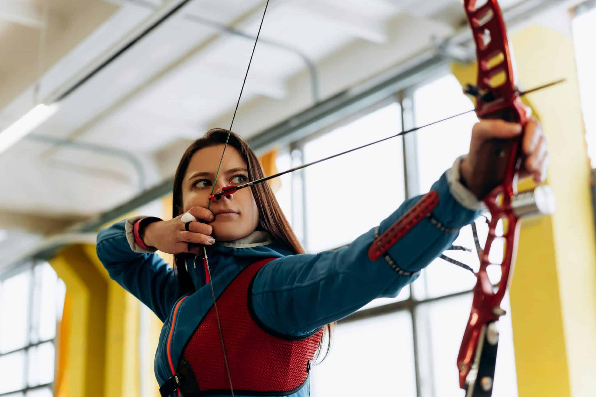 a focused archer